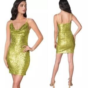 Dress the Population Women's Paloma Bodycon Mini Dress Special Occasion Size S